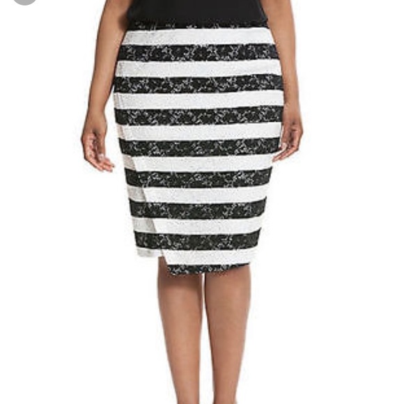 Lane Bryant Dresses & Skirts - Lace Pencil Skirt- Lane Bryant